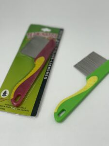 شانه شپش دسته دار فلزی