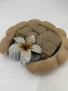 ست کامل اکسسوری موی پلومریا شامل تل و کش مو