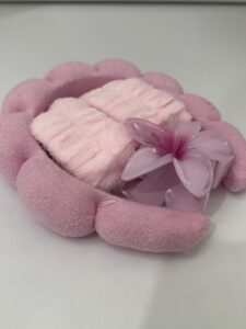 ست تل پلومریا با طراحی گل‌های ظریف و رنگ‌بندی جذاب
