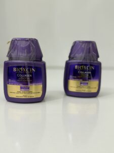 شامپو بیوکسین بنفش ضد
 ریزش حاوی بیوتین و کلاژن مناسب موهای نازک